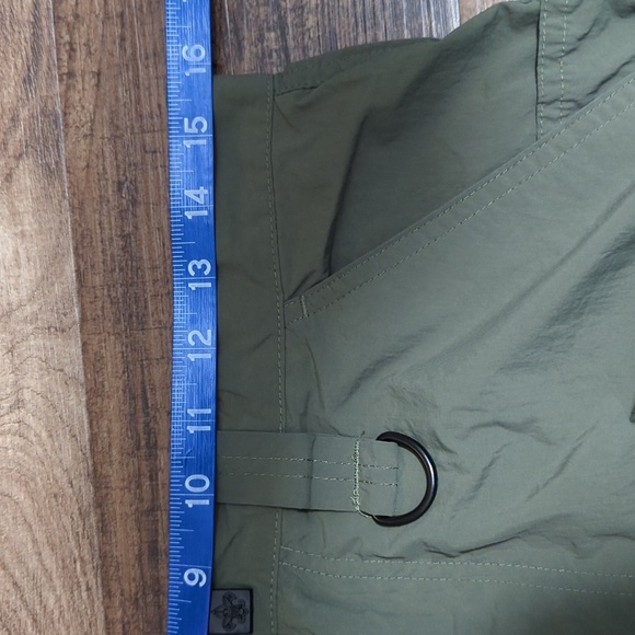 BSA Boy Scouts of America Cargo Shorts Adult Small Olive Green Supplex Nylon - Picture 7 of 8